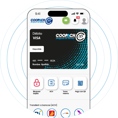 App en teléfono